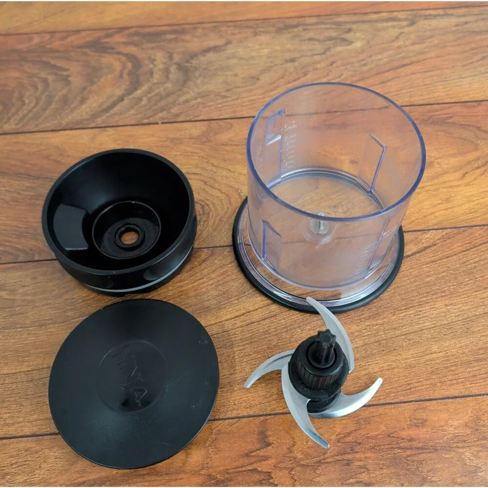 NINJA Master Prep 16 Oz/2 Cup Food Processor Bowl Lid Blades & Splash Guard